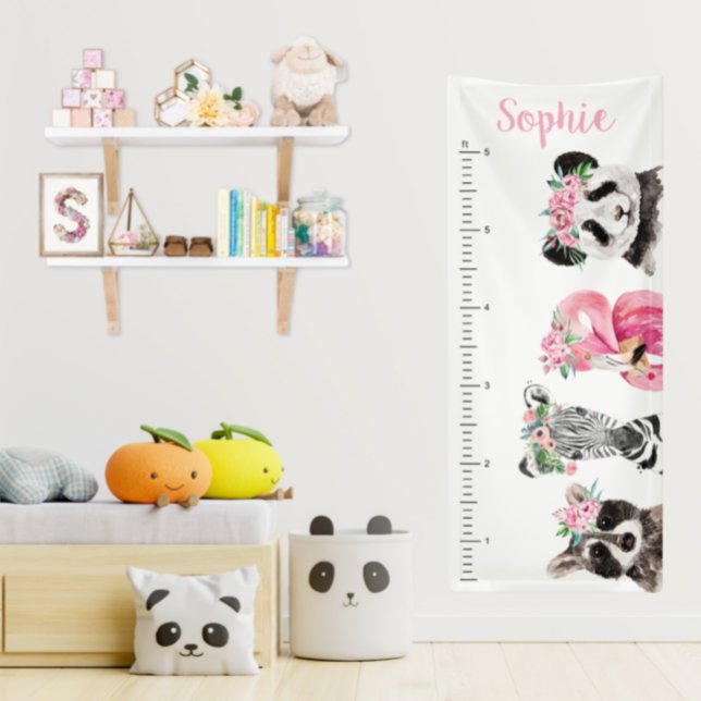 Pretty Wild Animals | Vinyl Growth Chart Banner (Creator Uploaded)