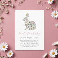 Pretty Wildflower Rabbit Books for Baby 
