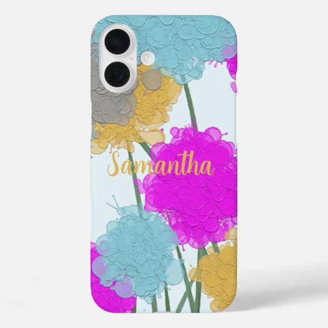 Pretty Wildflowers Case-Mate iPhone Case (Back)