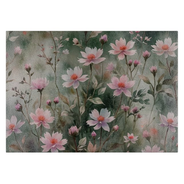 Pretty Wildflowers Cutting Board (Front)