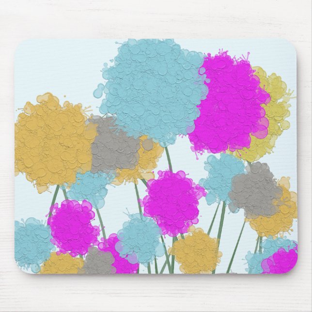 Pretty Wildflowers Mouse Pad (Front)