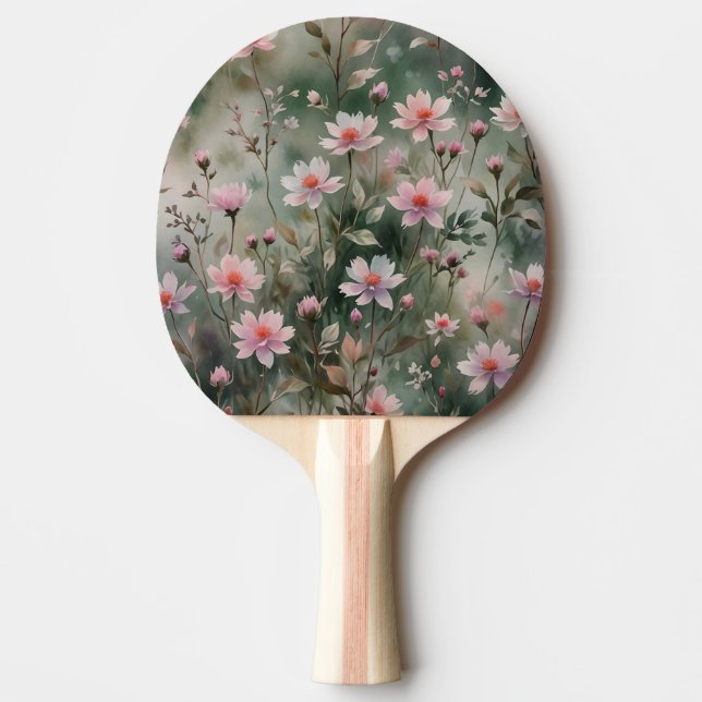 Pretty Wildflowers Ping Pong Paddle (Front)