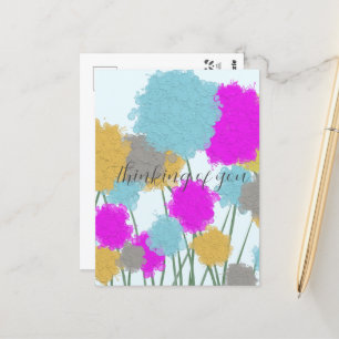 Pretty Wildflowers Postcard