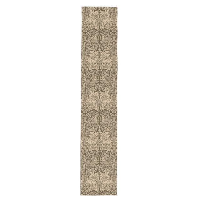 Pretty William Morris "Brother Rabbit" Chintz Medium Table Runner (Front)