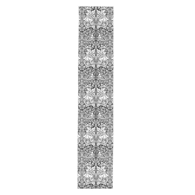 Pretty William Morris "Brother Rabbit" Chintz Medium Table Runner (Front)