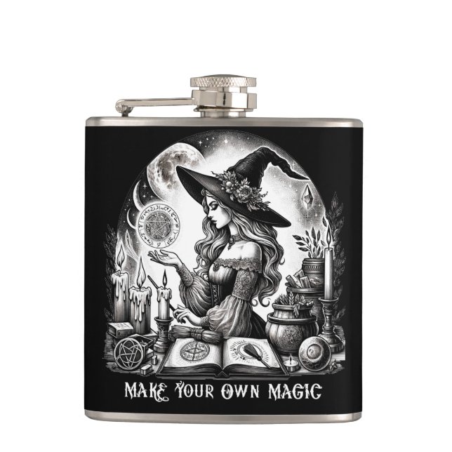Pretty Witch Apothecary Make Your Own Magic Hip Flask (Front)