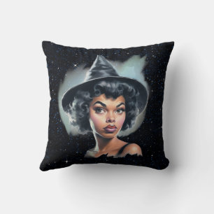 Pretty Witch Throw Pillow