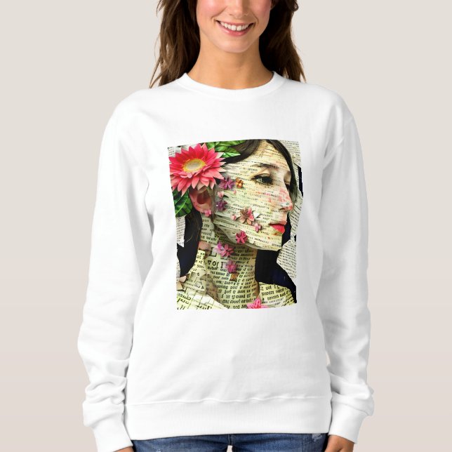 Pretty Woman Art Collage   Sweatshirt (Front)