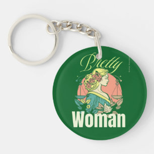 Pretty Woman – Captivating Beauty Illustration Key Ring