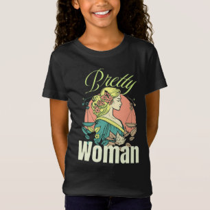 Pretty Woman – Captivating Beauty Illustration T-Shirt