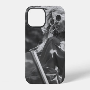 Pretty woman in convertible car iPhone 12 case