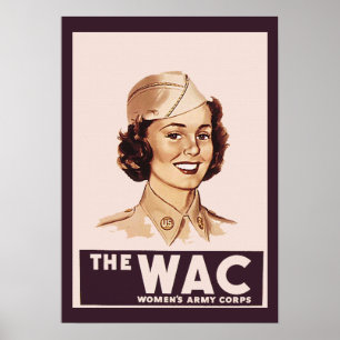 Pretty WWII WAC Poster