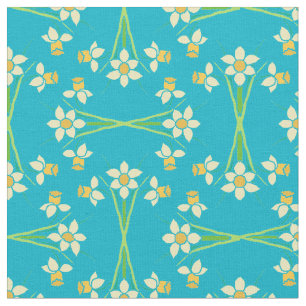 Pretty Yellow Daffodils Fabric to Customise