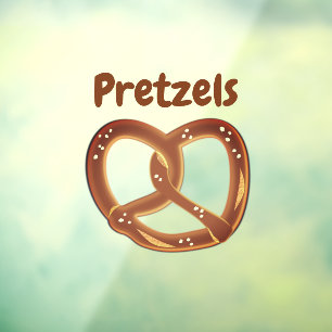Pretzel Bread Twist with Custom Wording Window Cli