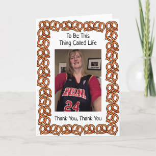 Pretzel Card for Deb's Retirement