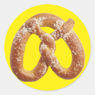 Pretzel Classic Round Sticker