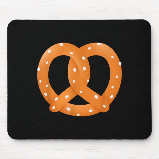 Pretzel Costume Funny Halloween Mouse Pad (Front)