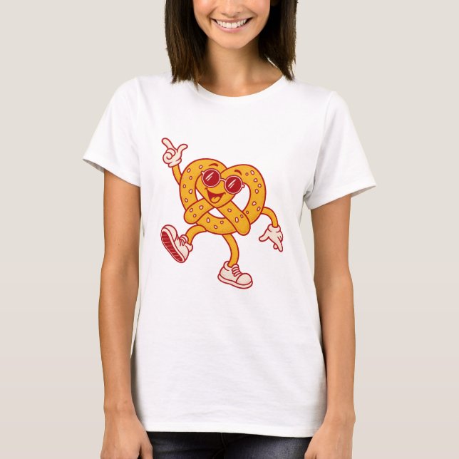 Pretzel Dance – Funny Graphic Tee (Front)