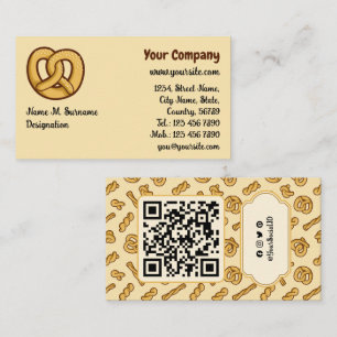 Pretzel Icon Business Card