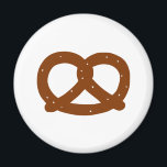 Pretzel Magnet<br><div class="desc">Pretzel - Baker - Bakery - Food - Baked Goods - Oktoberfest</div>