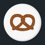 Pretzel Magnet<br><div class="desc">Pretzel - Baker - Bakery - Food - Baked Goods - Oktoberfest</div>