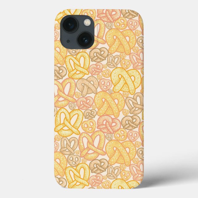 Pretzel Pattern Case-Mate iPhone Case (Back)
