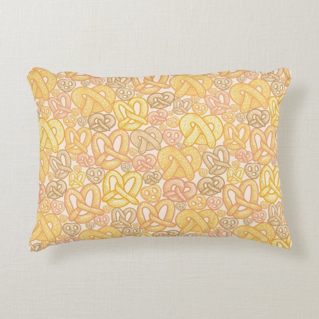 Pretzel Pattern Decorative Cushion (Front)