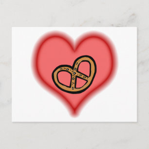 pretzel postcard