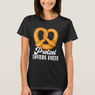 Pretzel Unite German Food Bakery Snack Salty Baki T-Shirt