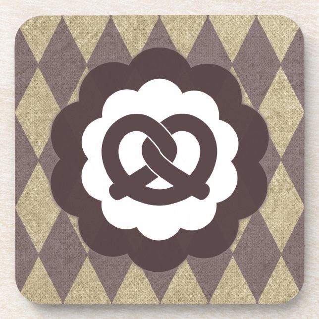 pretzel vintage coaster (Front)