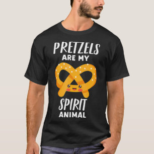 Pretzels Are My Spirit Animal Funny Pretzel Lover T-Shirt