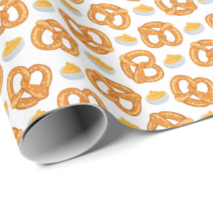 Pretzels & Cheese Wrapping Paper