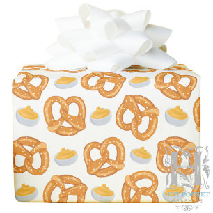 Pretzels & Cheese Wrapping Paper