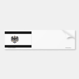 Preussen (1892-1918) Prussia Flag Bumper Sticker