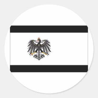 Preussen (1892-1918) Prussia Flag Classic Round Sticker