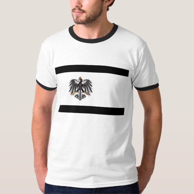 Preussen (1892-1918) Prussia Flag T-Shirt (Front)