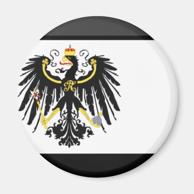 Preussen Flag Gem Magnet (Front)