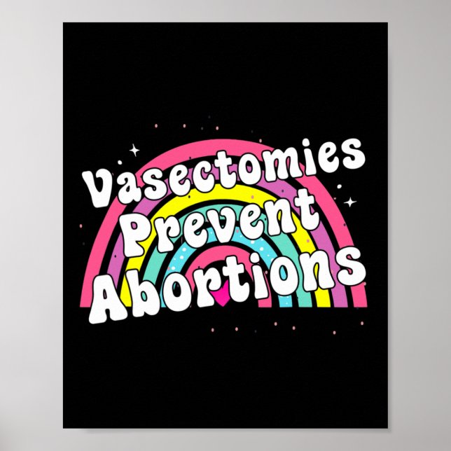 Prevent Abortions Feminist Funny Pro Choice  Poster (Front)