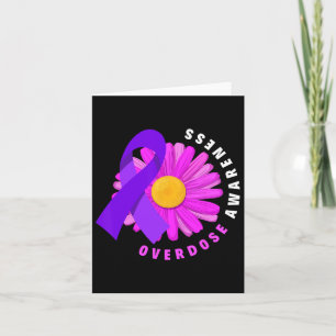 Prevent Overdose Opioid Drug Overdose Awareness  Card