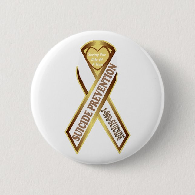Prevent Suicide 6 Cm Round Badge (Front)