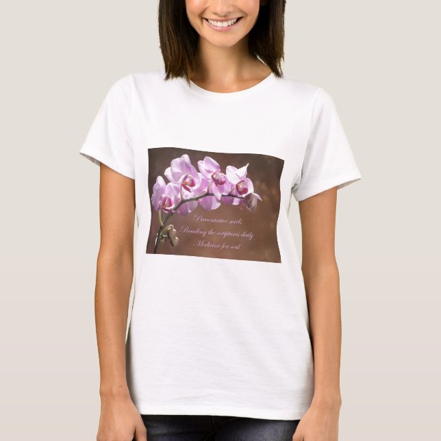 Preventative Meds Orchid T-Shirt (Front)