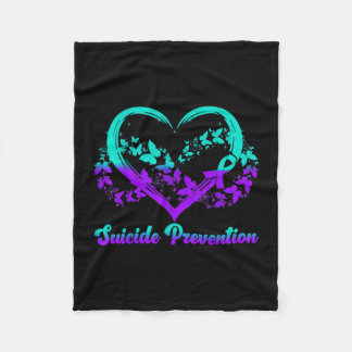 Prevention awareness fleece blanket