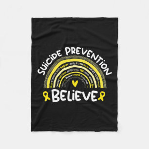 Prevention Awareness Month Suicide Prevention  Fleece Blanket