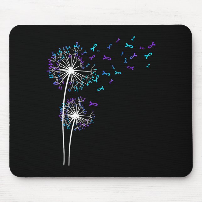 Prevention awareness week shirt dandelion flower  mouse pad (Front)