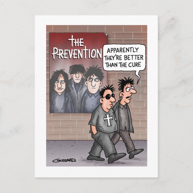 Prevention is better than cure postcard (Front)