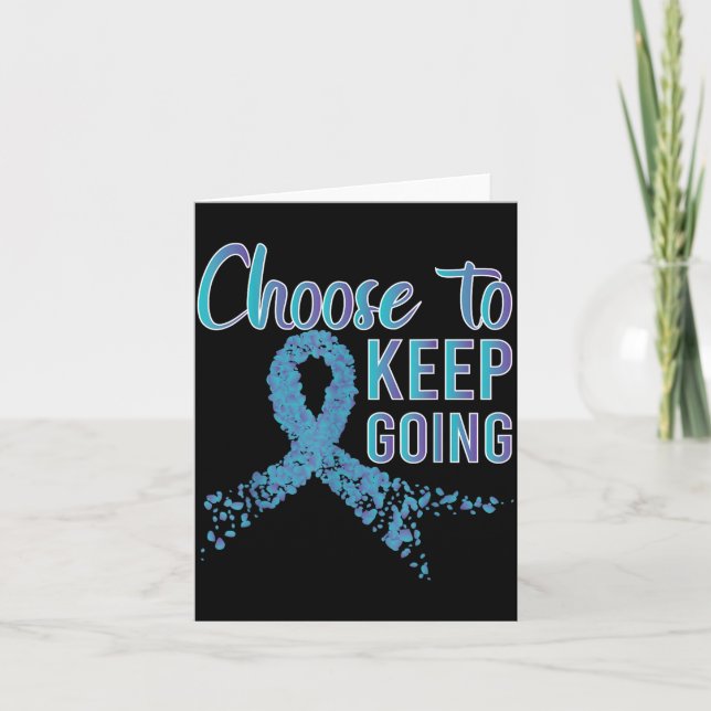 Prevention Keep Going _ I For Supporters Design Card (Front)