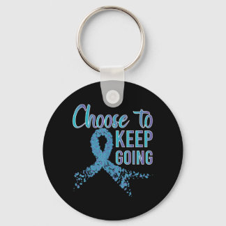Prevention Keep Going _ I For Supporters Design Key Ring