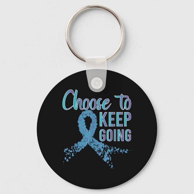 Prevention Keep Going _ I For Supporters Design Key Ring (Front)