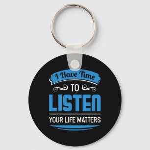 Prevention Mental Health Counsellor And Design  Key Ring