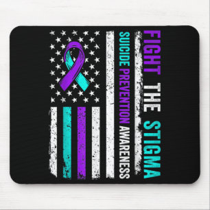 Prevention Support Fight Stigma Awareness Mouse Pad